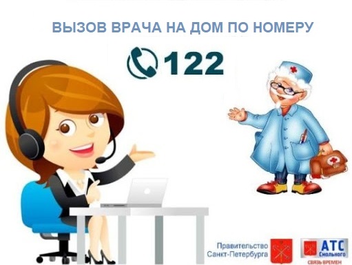 122 телефон вызова врача на дом